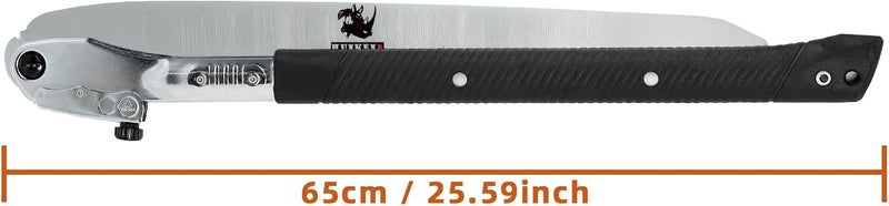 HUNKENR Hand Saw,Woodworking Tools Professional Folding Saw 500mm XXL Teeth - Image 2